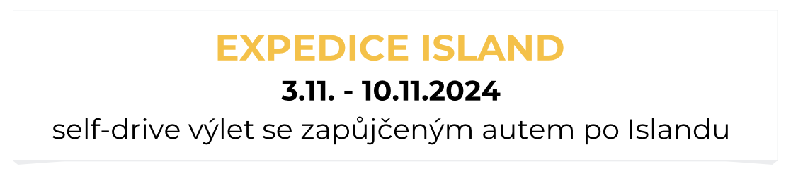 Island | Self-Drive Expedice | Listopad 2024 | Offroad dobrodružství na ledové pustině | rezervace online